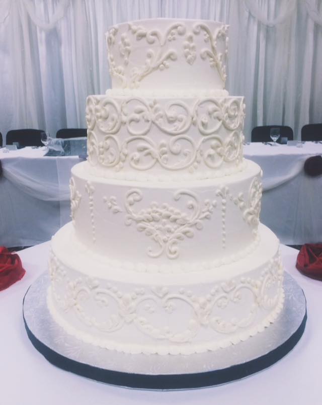 Floral Buttercream Wedding/Event Cake - ZO&Co.