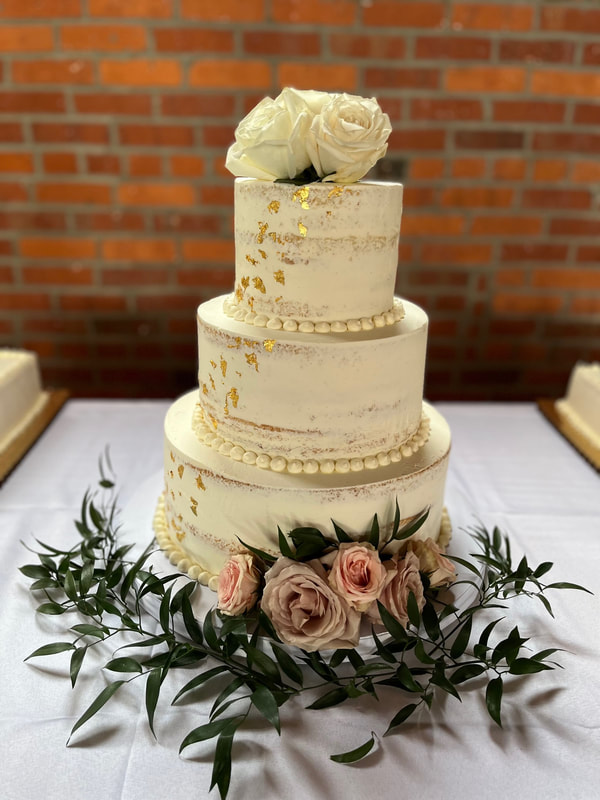 Enchanted Floral Wedding Cake (Two-tier 6